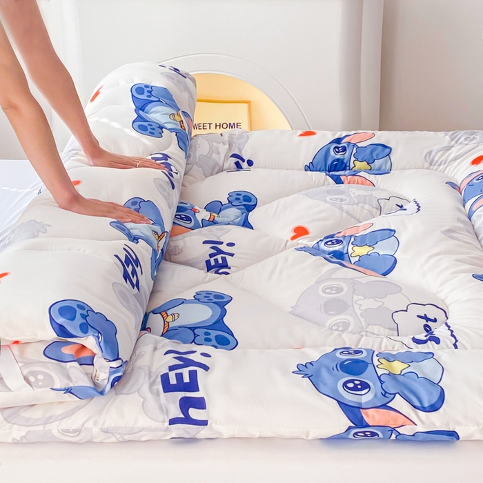 91家纺网 家纺一手货源 找家纺 缦卡琳家纺 2025新款活性生态棉纤维床垫 国际宝贝