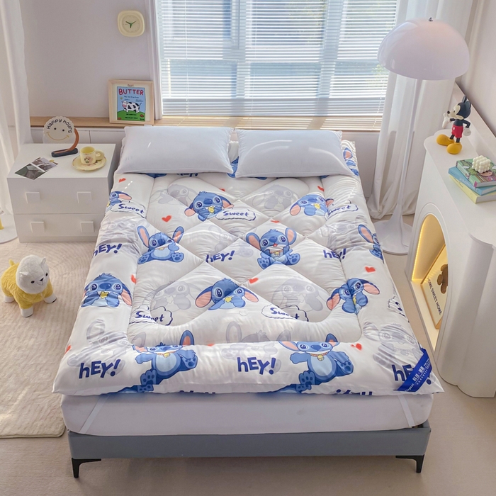 91家纺网 家纺一手货源 找家纺 缦卡琳家纺 2025新款活性生态棉纤维床垫 国际宝贝