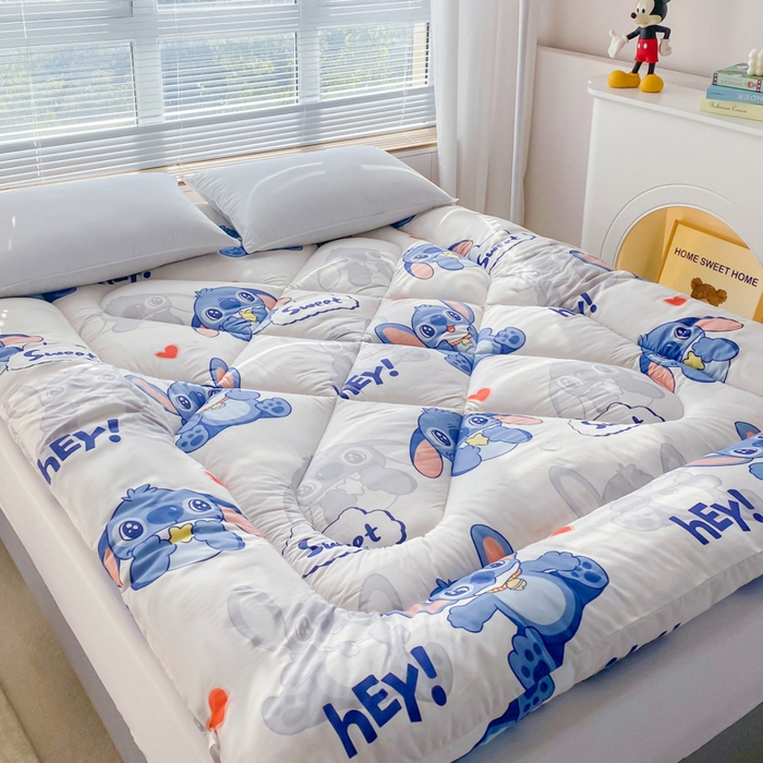 91家纺网 家纺一手货源 找家纺 缦卡琳家纺 2025新款活性生态棉纤维床垫 国际宝贝