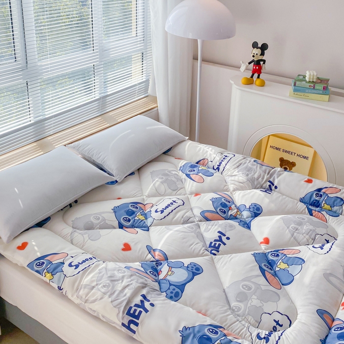 91家纺网 家纺一手货源 找家纺 缦卡琳家纺 2025新款活性生态棉纤维床垫 国际宝贝