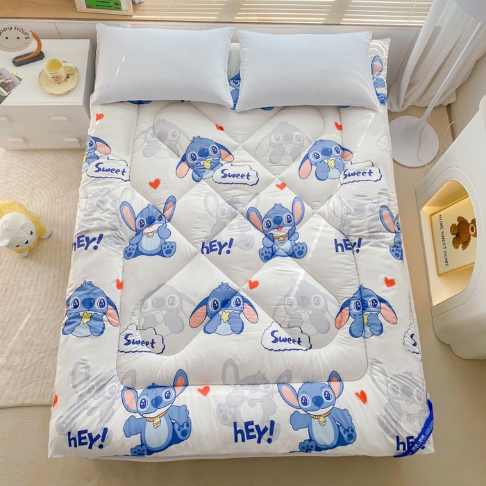 91家纺网 家纺一手货源 找家纺 缦卡琳家纺 2025新款活性生态棉纤维床垫 国际宝贝