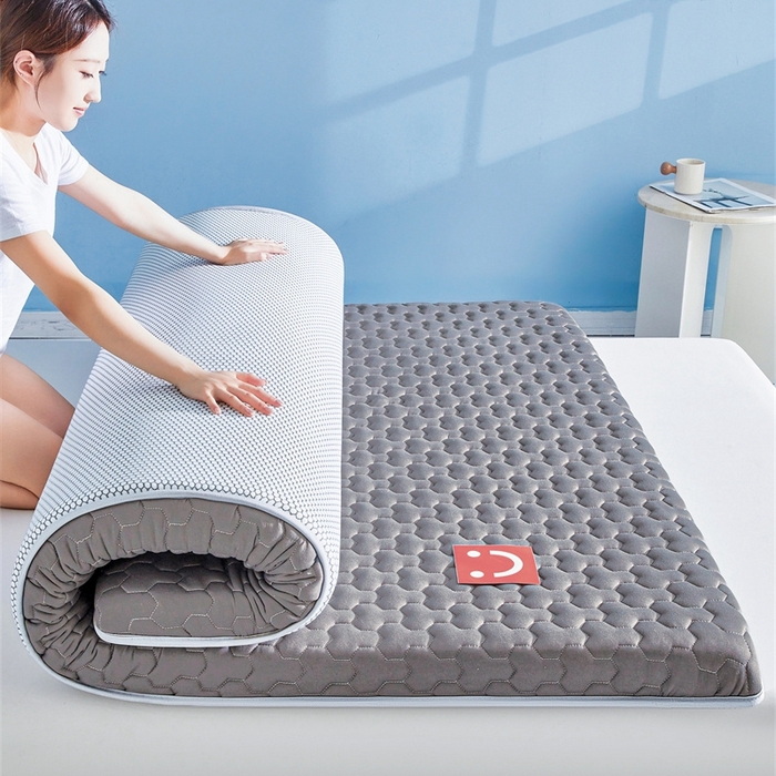 91家纺网 家纺一手货源 找家纺 （总）芊梵床垫 2025新款A类牛奶丝乳胶硬质棉床垫-成人款