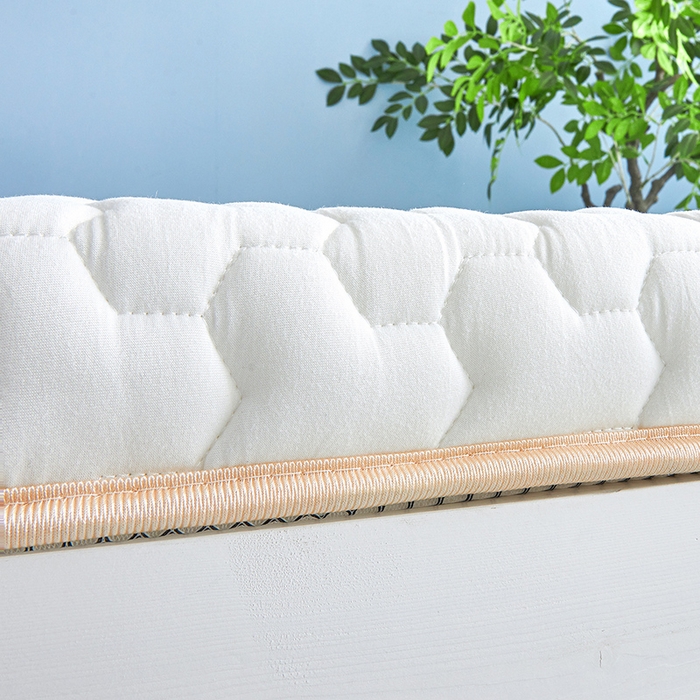 91家纺网 家纺一手货源 找家纺 芊梵床垫 2025新款A类牛奶丝乳胶硬质棉床垫-学生款 笑脸-纯净白