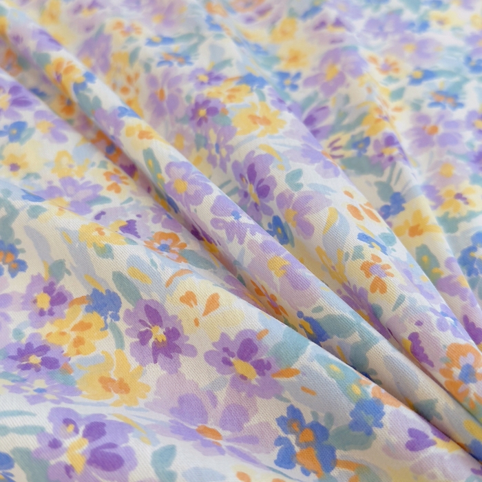 91家纺网 家纺一手货源 找家纺 铭博家纺 新款直播爆款网红全棉四件套13070印花吊边一字绣纯棉被套工艺款 烟画