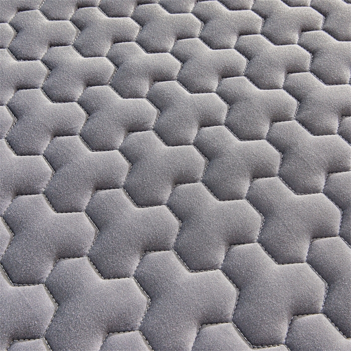 91家纺网 家纺一手货源 找家纺 芊梵床垫 2025新款A类牛奶丝乳胶硬质棉床垫-成人款 笑脸-星辰灰