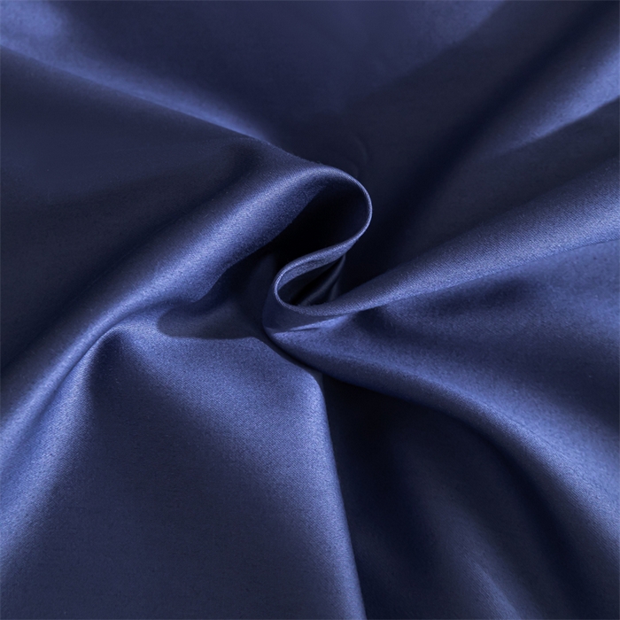 91家纺网 家纺一手货源 找家纺 晶缦家纺 2025新款纯棉全棉50支双股贡缎长绒棉拼边四件套 流光绮境-霁蓝