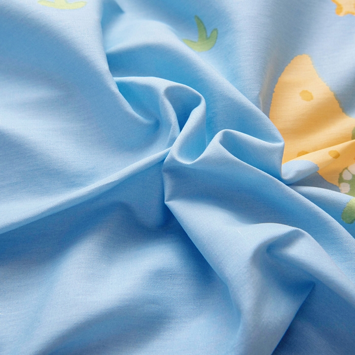 91家纺网 家纺一手货源 找家纺 乐秀家纺 2025新款全棉幼儿园被子三件套卡通纯棉被套被芯六件套 度假恐龙