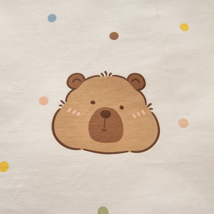 91家纺网 家纺一手货源 找家纺 乐秀家纺 2025新款全棉幼儿园被子三件套卡通纯棉被套被芯六件套 卡皮巴拉