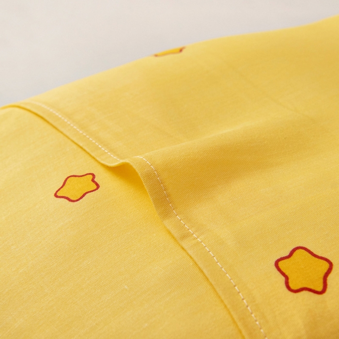 91家纺网 家纺一手货源 找家纺 乐秀家纺 2025新款全棉幼儿园被子三件套卡通纯棉被套被芯六件套 趣味巴士