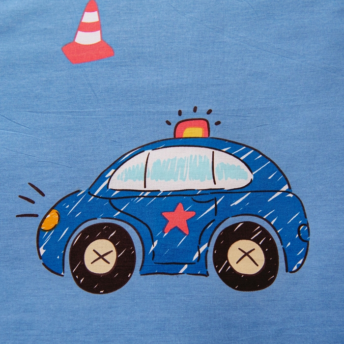 91家纺网 家纺一手货源 找家纺 乐秀家纺 2025新款全棉幼儿园被子三件套卡通纯棉被套被芯六件套 赛车世界