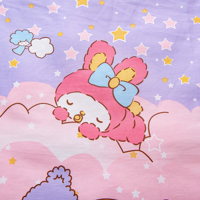 91家纺网 家纺一手货源 找家纺 乐秀家纺 2025新款全棉幼儿园被子三件套卡通纯棉被套被芯六件套 晚安宝贝