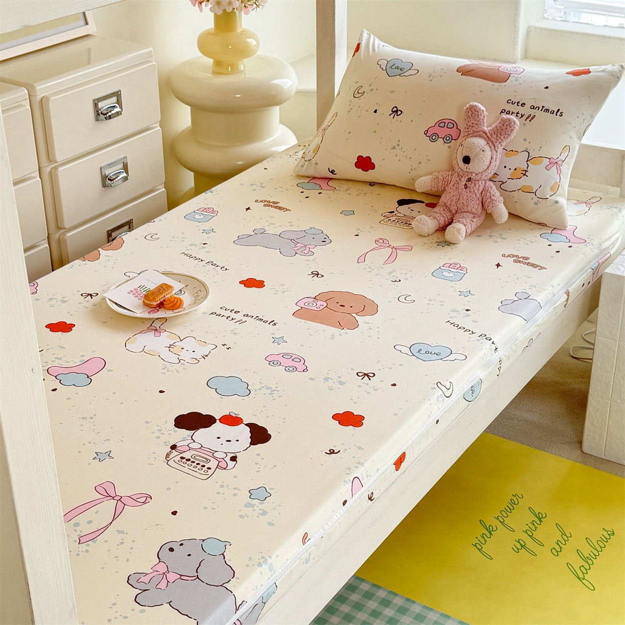 91家纺网 家纺一手货源 找家纺 （总）多品家纺 2025新款超柔水洗棉学生宿舍床褥套子多件套大礼包