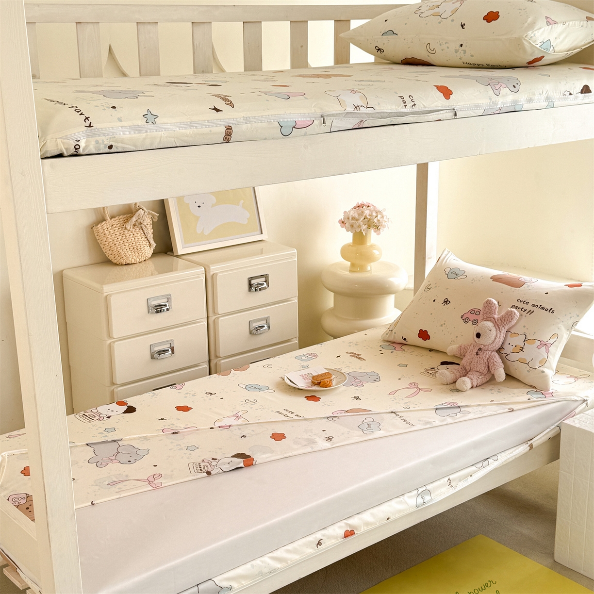 91家纺网 家纺一手货源 找家纺 （总）多品家纺 2025新款超柔水洗棉学生宿舍床褥套子多件套大礼包