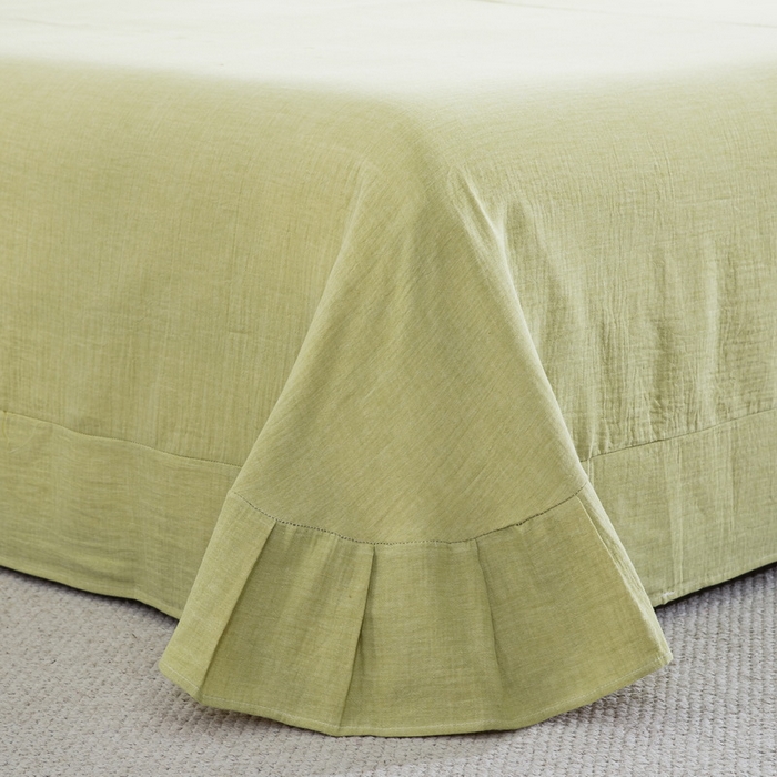 91家纺网 家纺一手货源 找家纺 （总）鲁爱家纺供货 2025新款简易款双层纱四件套（纯跑量）