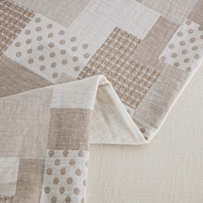 91家纺网 家纺一手货源 找家纺 鲁爱家纺供货2025新款简易款棉麻四件套（纯跑量） 宏图-米咖