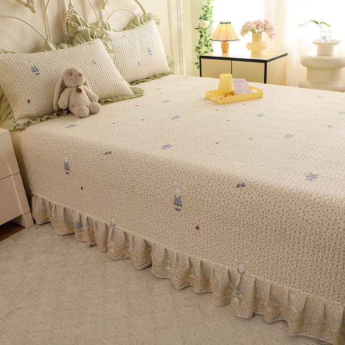 91家纺网 家纺一手货源 找家纺 （总）美达家纺 2025新款全棉防滑榻榻米床护垫（可定制）