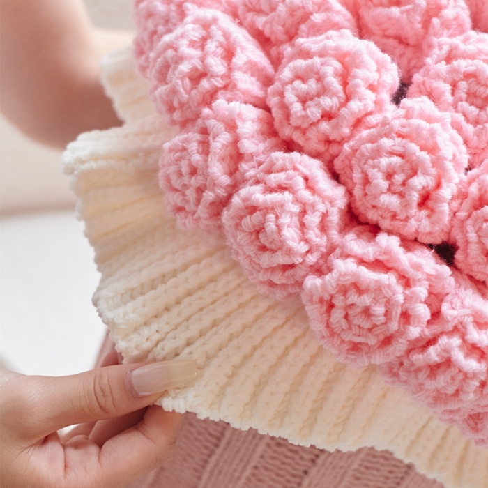 91家纺网 家纺一手货源 找家纺 暖绵绵2025新款花束毯星河（最低零售价：小号116元，大号167元） 星河-粉色