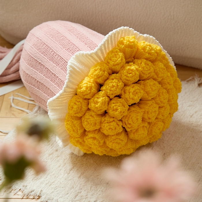 91家纺网 家纺一手货源 找家纺 暖绵绵2025新款花束毯星河（最低零售价：小号116元，大号167元） 星河-黄色