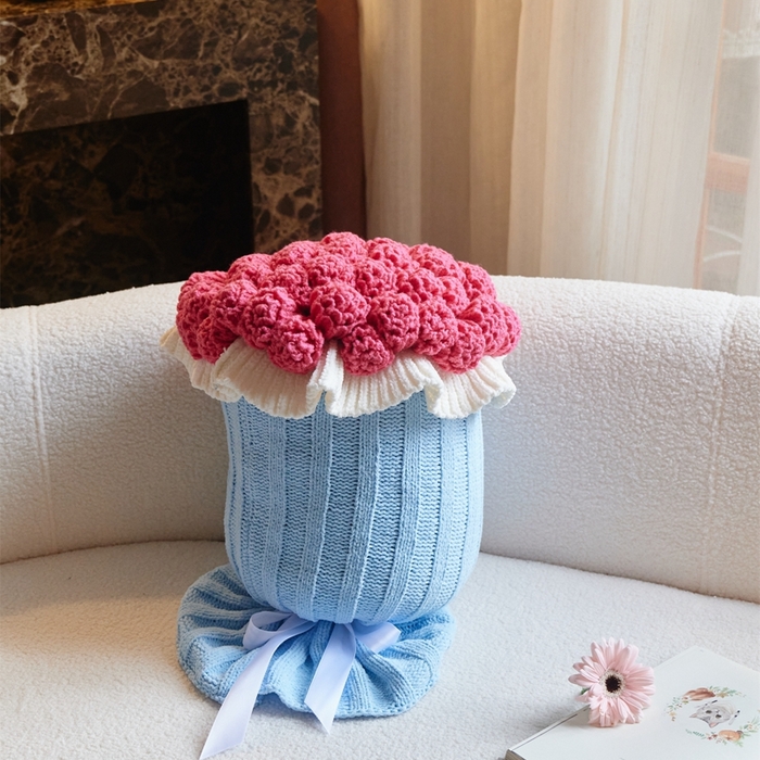 91家纺网 家纺一手货源 找家纺 暖绵绵2025新款花束毯星河（最低零售价：小号116元，大号167元） 星河-玫粉