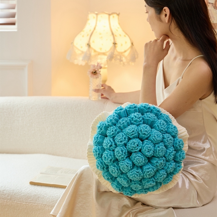 91家纺网 家纺一手货源 找家纺 暖绵绵2025新款花束毯星河（最低零售价：小号116元，大号167元） 星河-浅蓝