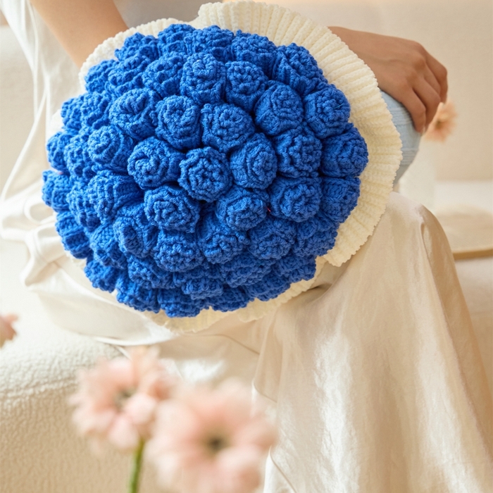 91家纺网 家纺一手货源 找家纺 暖绵绵2025新款花束毯星河（最低零售价：小号116元，大号167元） 星河-深蓝