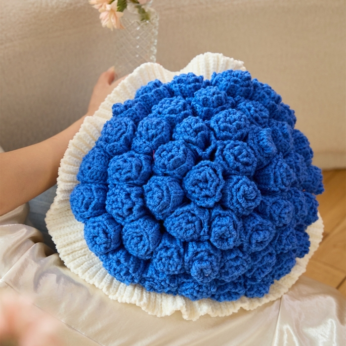 91家纺网 家纺一手货源 找家纺 暖绵绵2025新款花束毯星河（最低零售价：小号116元，大号167元） 星河-深蓝