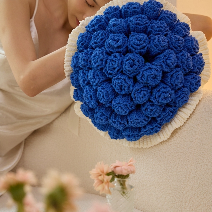 91家纺网 家纺一手货源 找家纺 暖绵绵2025新款花束毯星河（最低零售价：小号116元，大号167元） 星河-深蓝