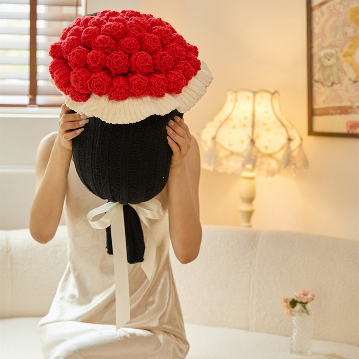 暖绵绵2025新款花束毯星河（最低零售价：小号116元，大号167元） 星河-玄朱色