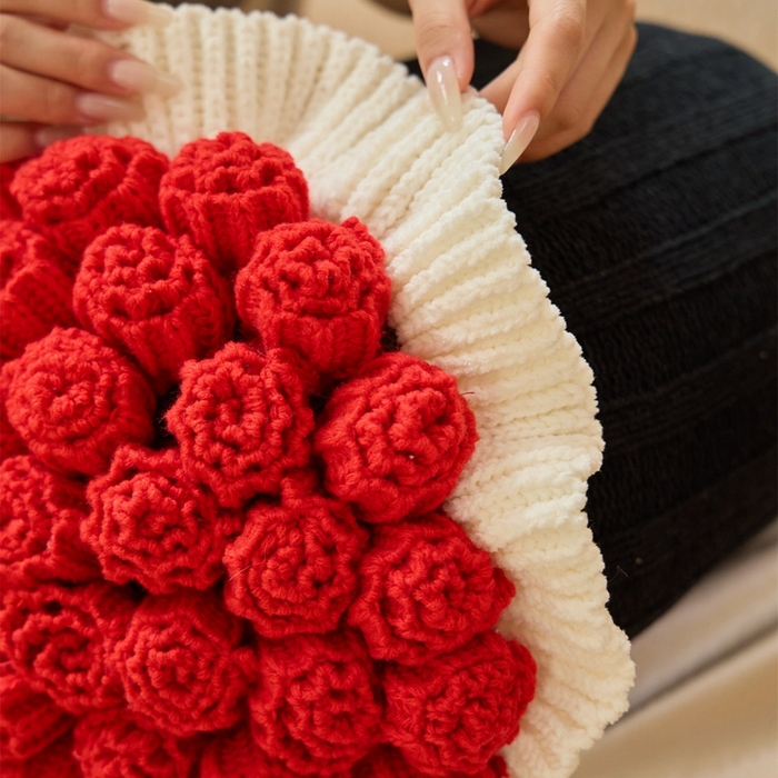 91家纺网 家纺一手货源 找家纺 暖绵绵2025新款花束毯星河（最低零售价：小号116元，大号167元） 星河-玄朱色