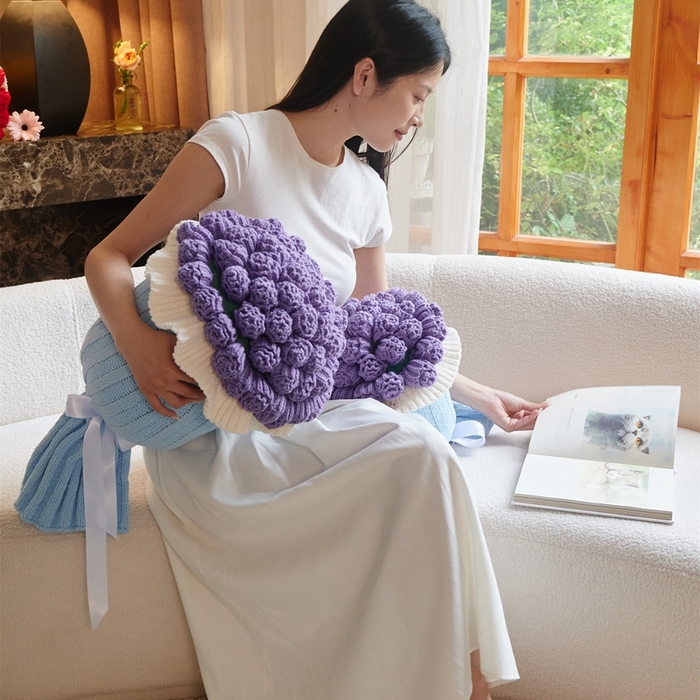 91家纺网 家纺一手货源 找家纺 暖绵绵2025新款花束毯星河（最低零售价：小号116元，大号167元） 星河-紫色