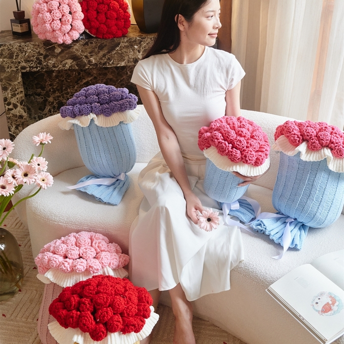 91家纺网 家纺一手货源 找家纺 暖绵绵2025新款花束毯星河（最低零售价：小号116元，大号167元） 星河-组合图