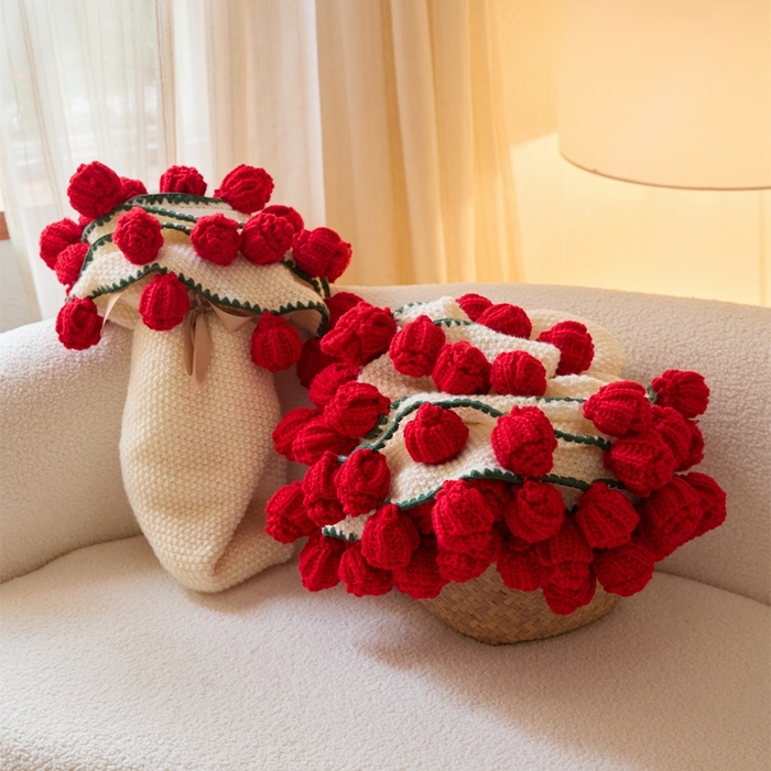 91家纺网 家纺一手货源 找家纺 （总）暖绵绵2025新款卡莎花束毯最低零售价：小号111元、大号145元