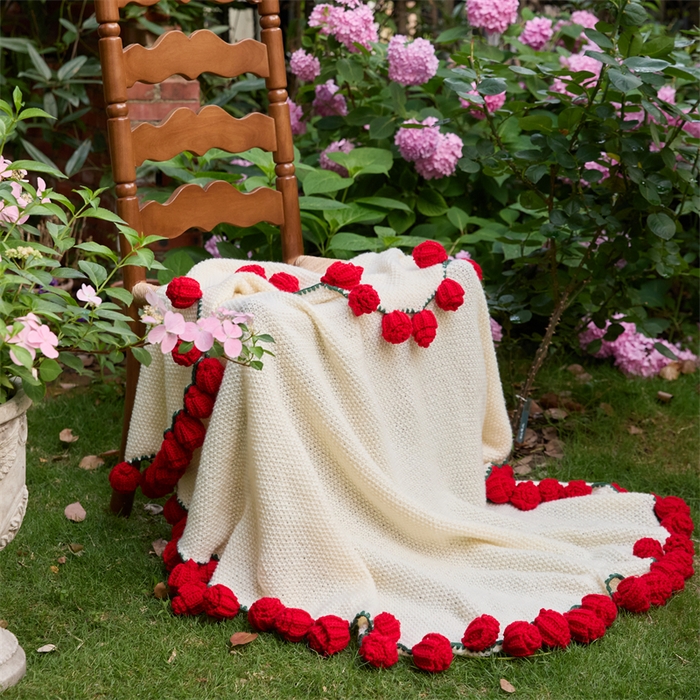 91家纺网 家纺一手货源 找家纺 （总）暖绵绵2025新款卡莎花束毯最低零售价：小号111元、大号145元