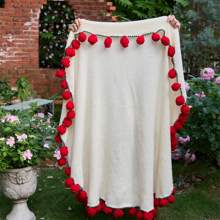 91家纺网 家纺一手货源 找家纺 （总）暖绵绵2025新款卡莎花束毯最低零售价：小号111元、大号145元