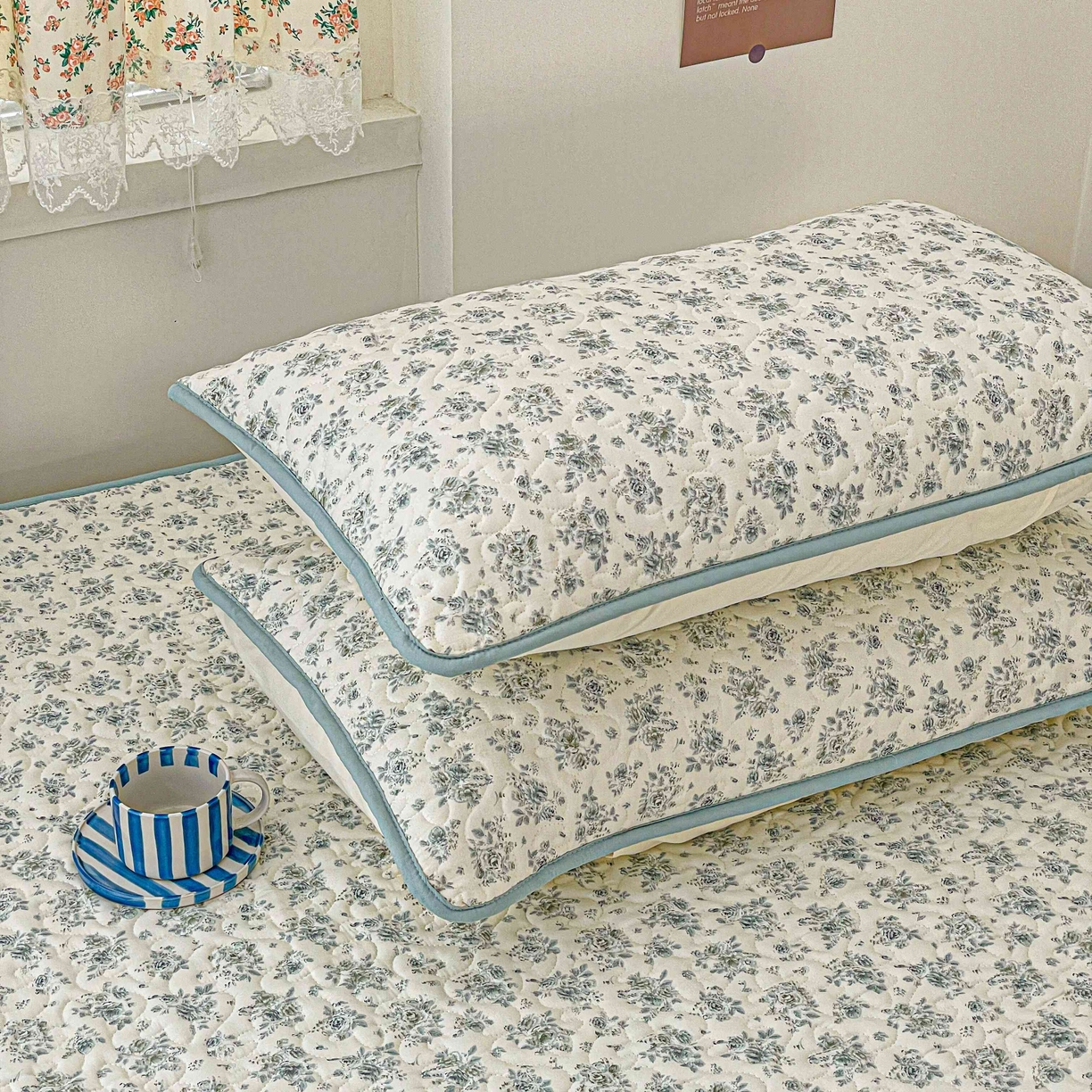 91家纺网 家纺一手货源 找家纺 （总）纽缦家纺 2025春夏新款A类水洗棉加棉枕套单枕套枕套单件