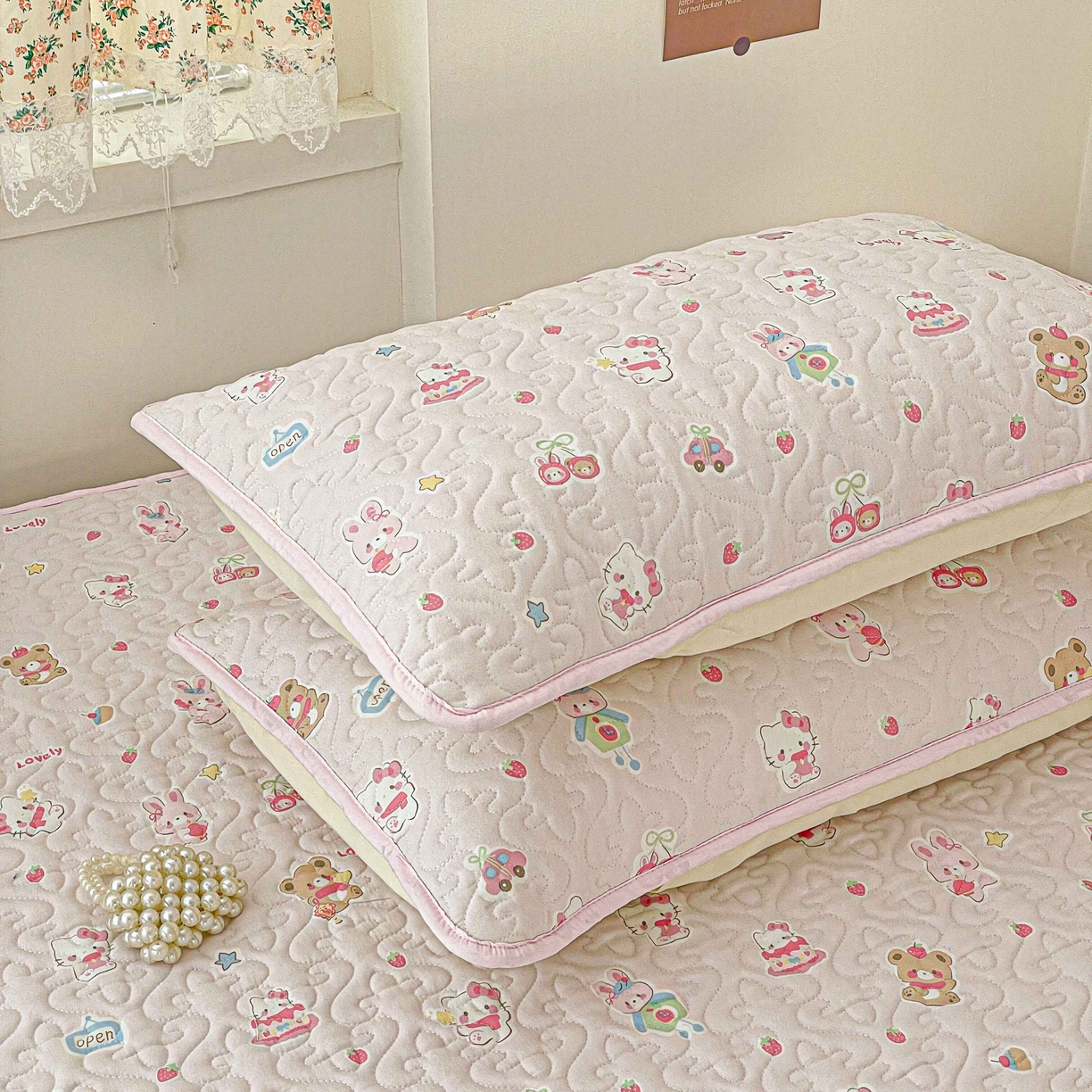 91家纺网 家纺一手货源 找家纺 （总）纽缦家纺 2025春夏新款A类水洗棉加棉枕套单枕套枕套单件