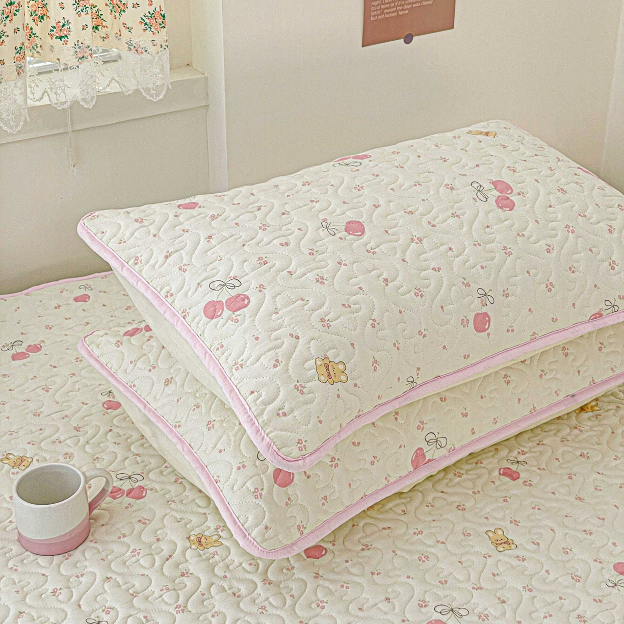 91家纺网 家纺一手货源 找家纺 （总）纽缦家纺 2025春夏新款A类水洗棉加棉枕套单枕套枕套单件