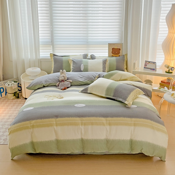 91家纺网 家纺一手货源 找家纺 （总）纽缦家纺 2025新款全棉纯棉斜纹印花四件套