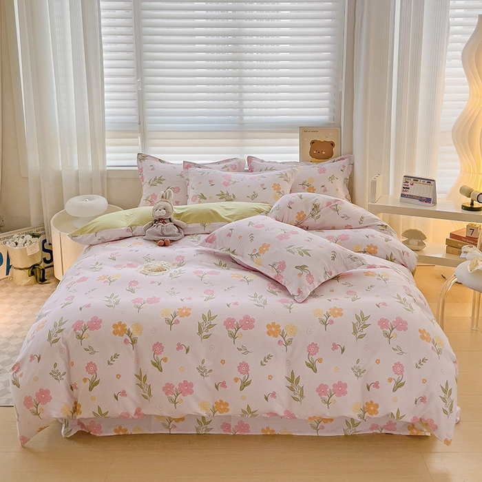 91家纺网 家纺一手货源 找家纺 （总）纽缦家纺 2025新款全棉纯棉斜纹印花四件套