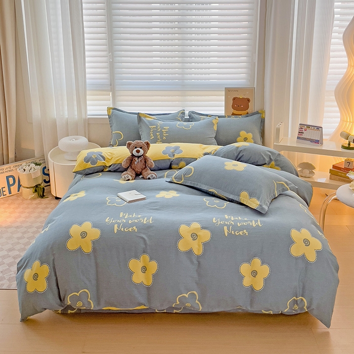 91家纺网 家纺一手货源 找家纺 （总）纽缦家纺 2025新款全棉纯棉斜纹印花四件套