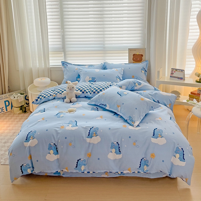 91家纺网 家纺一手货源 找家纺 （总）纽缦家纺 2025新款全棉纯棉斜纹印花四件套