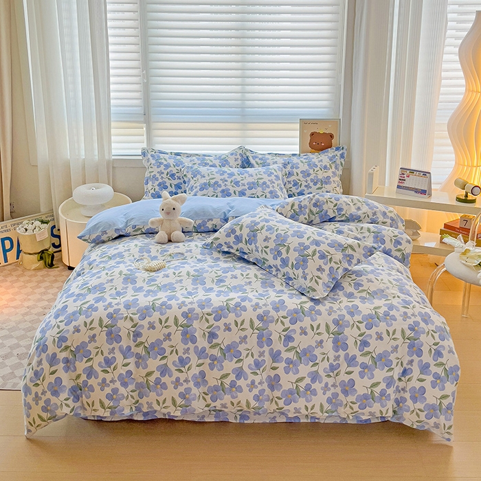 91家纺网 家纺一手货源 找家纺 （总）纽缦家纺 2025新款全棉纯棉斜纹印花四件套