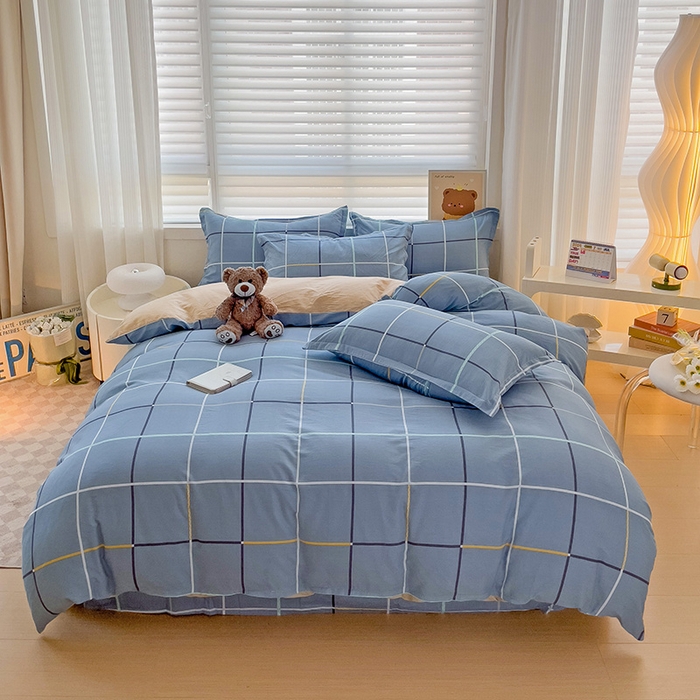 91家纺网 家纺一手货源 找家纺 （总）纽缦家纺 2025新款全棉纯棉斜纹印花四件套