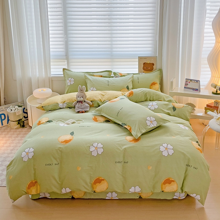 91家纺网 家纺一手货源 找家纺 （总）纽缦家纺 2025新款全棉纯棉斜纹印花四件套