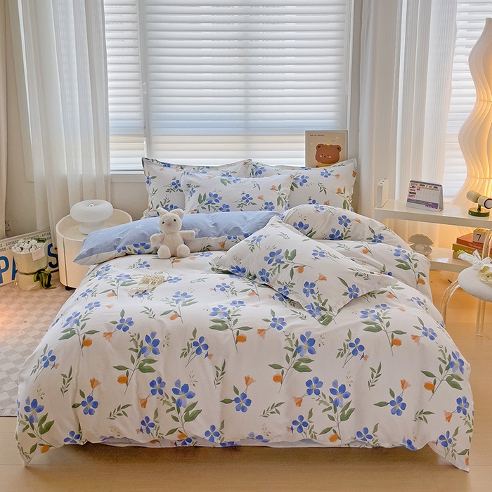 91家纺网 家纺一手货源 找家纺 （总）纽缦家纺 2025新款全棉纯棉斜纹印花四件套