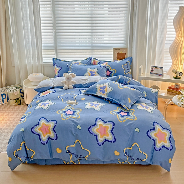 91家纺网 家纺一手货源 找家纺 （总）纽缦家纺 2025新款全棉纯棉斜纹印花四件套