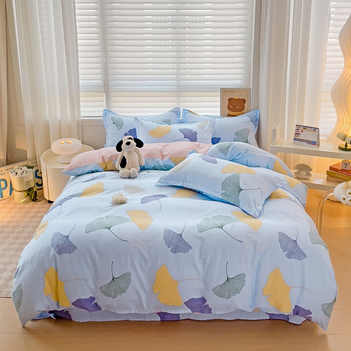 91家纺网 家纺一手货源 找家纺 （总）纽缦家纺 2025新款全棉纯棉斜纹印花四件套