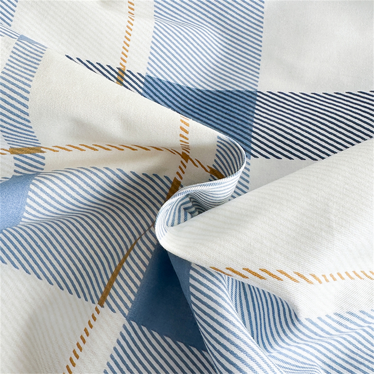 91家纺网 家纺一手货源 找家纺 凌云家纺 2025新款13372全棉纯棉学生床单款三件套上下铺宿舍六件套一整套 春日来信