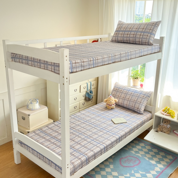 91家纺网 家纺一手货源 找家纺 寻米 2025新款全棉纯棉印花学生季学生单床笠单品床笠床笠单件 柏林小镇