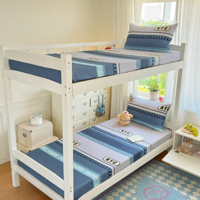 91家纺网 家纺一手货源 找家纺 寻米 2025新款全棉纯棉印花学生季学生单床笠单品床笠床笠单件 布鲁克林